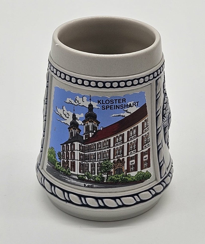 Vintage German Beer Stein Kloster Speinshart Bavaria Stoneware Mug
