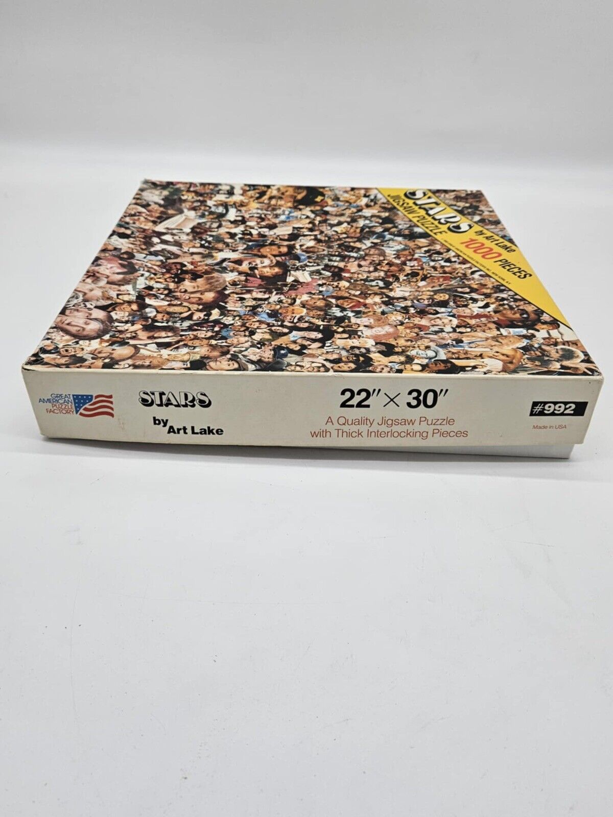 RARE Vintage STARS by Art Lake Jigsaw Puzzle 1000 Pieces 22x30 1985