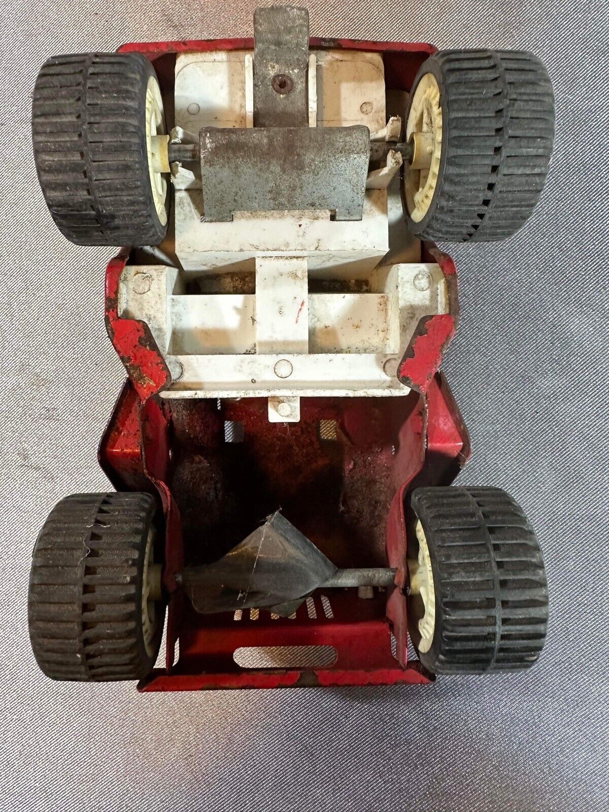 Tonka Press Steal Red Jeep Parts or Repair