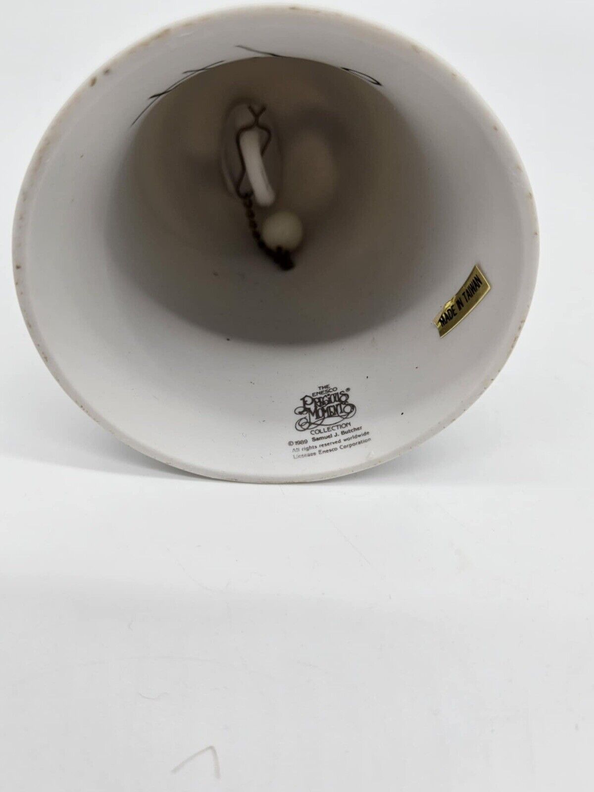 Vintage Enesco Precious Moments Bell 50th Wedding Anniversary Couple Love 1989