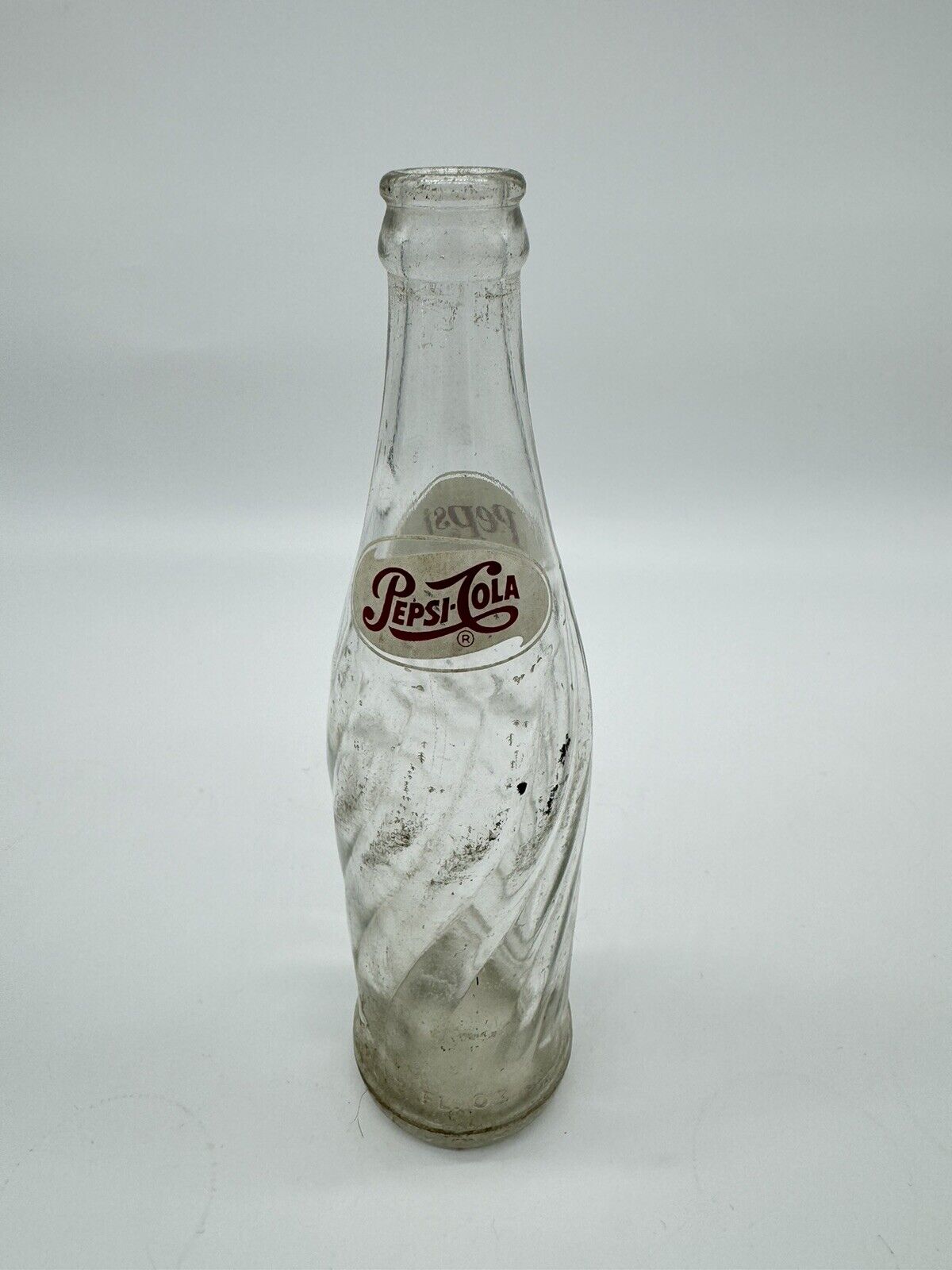 Lot Of 4 Vintage Pepsi-Cola Glass Soda Bottles