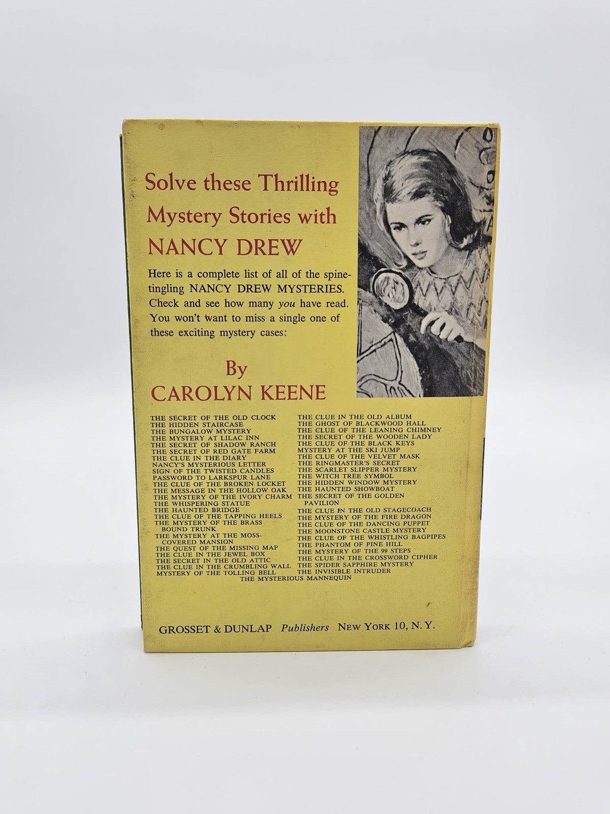 Nancy Drew #9 The Sign Of The Twisted Candle Carolyn Keene HC Grosset Dunlap