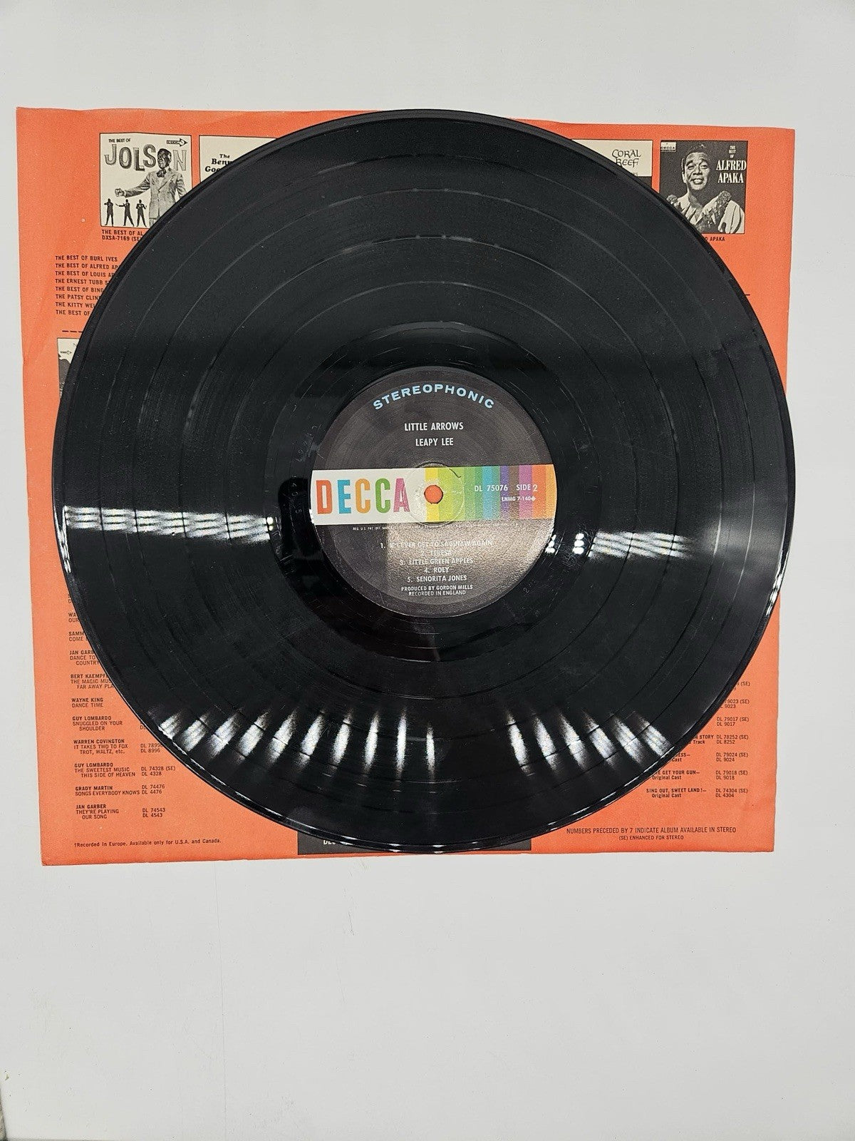 Leapy Lee Little Arrows Vinyl LP NM/EX 1968 1st U.S Pressing Classic British Pop
