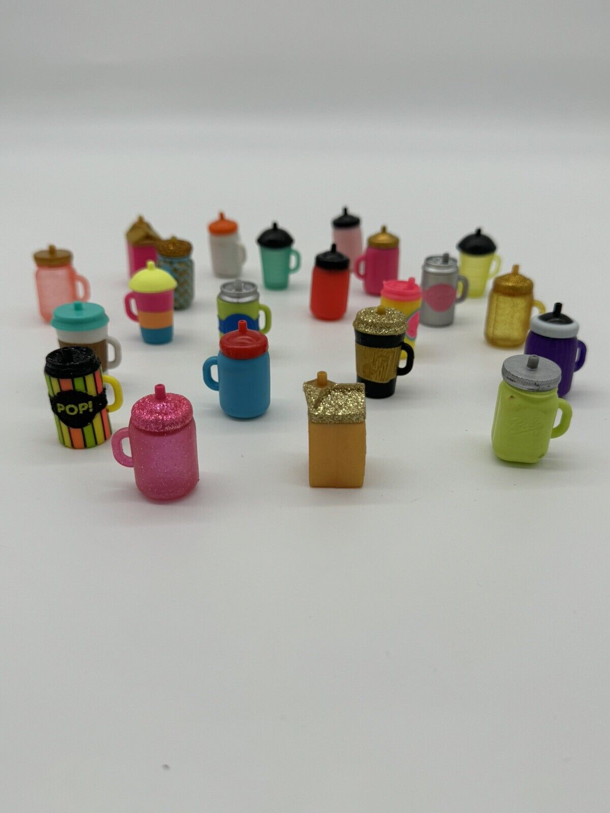 Lot of 22 OMG LOL Surprise Doll Accessories Drinking Cup Mug Bottles