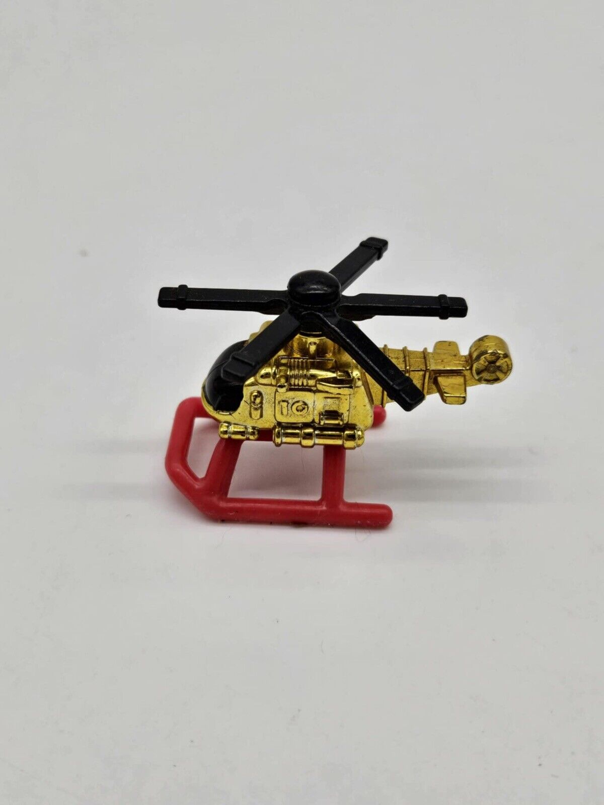 1996 Micro Machines Exploration Sea GOLD HELICOPTER by Galoob