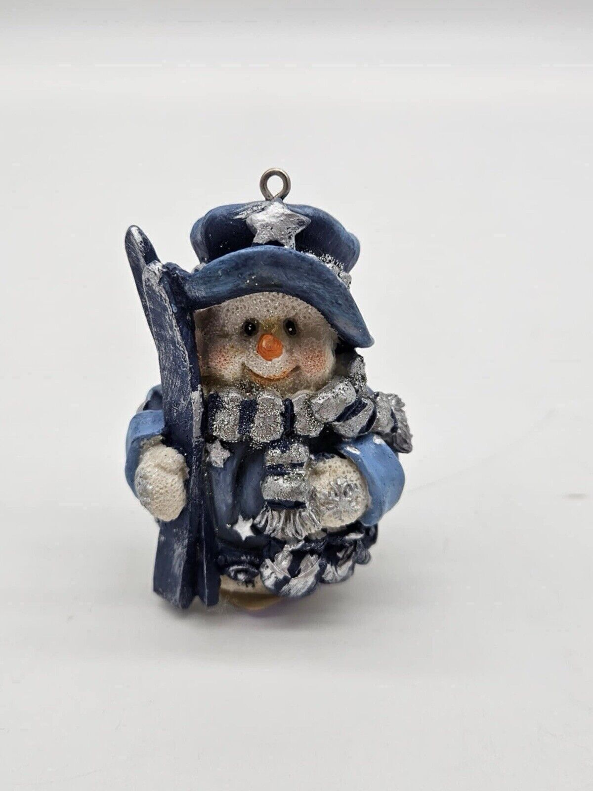 SNOW BUDDIES- Ornament- Snowman with Skis