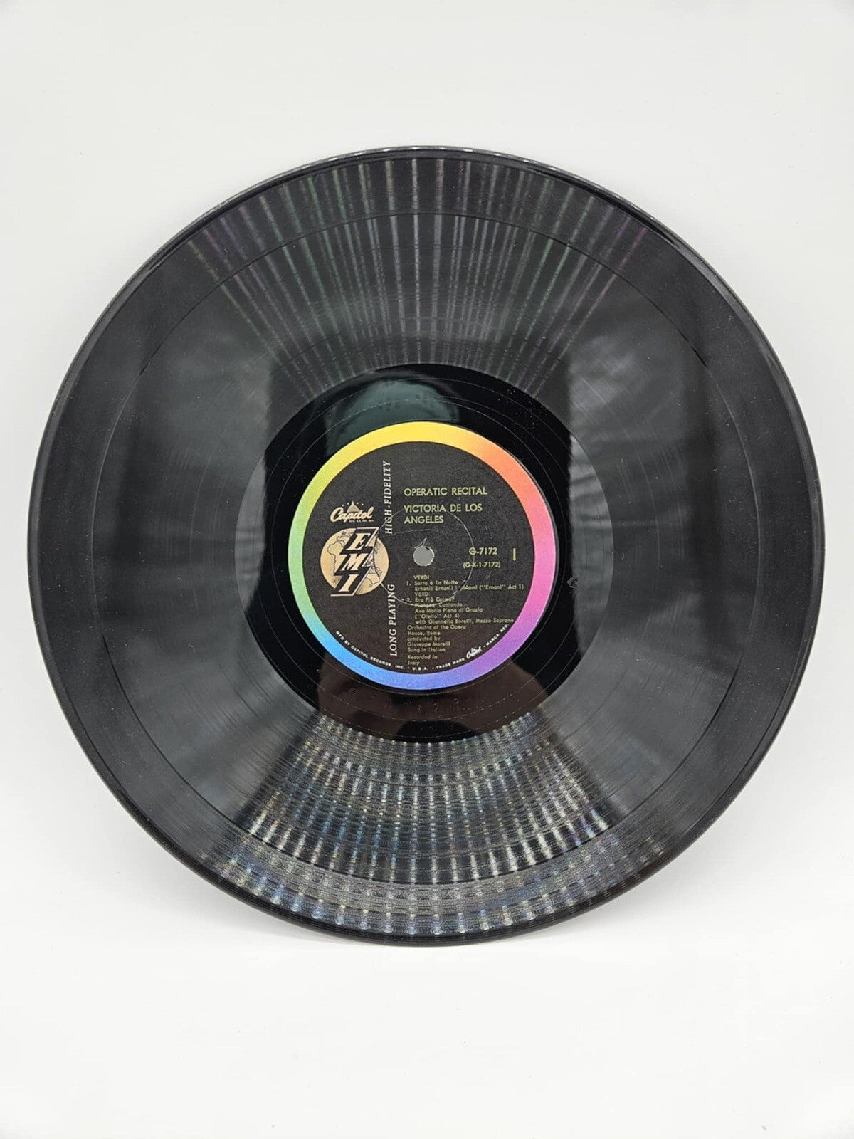 Victoria De Los Angeles Operatic Recital vinyl LP Capitol-EMI - G 7172 1959 mono