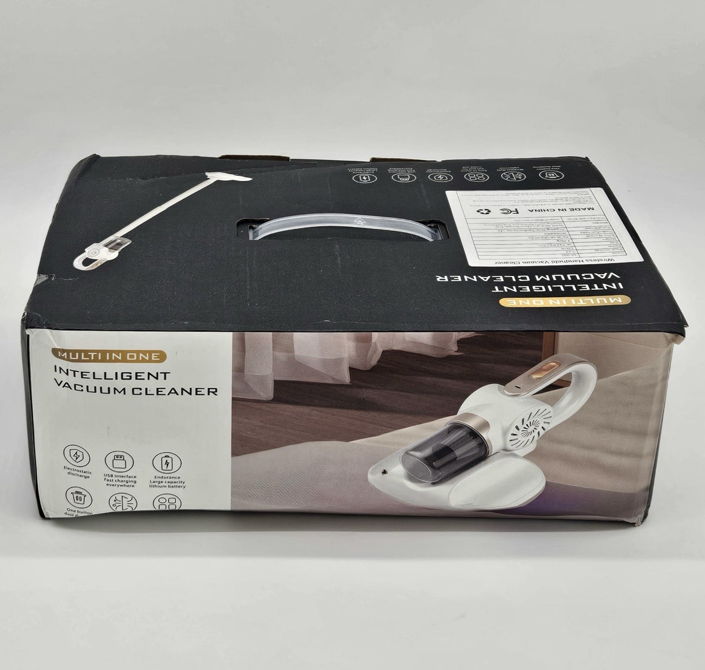 Handheld Cordless UV Dust Mite Remover Vacuum for Bed Sofa Carpet Cleaning