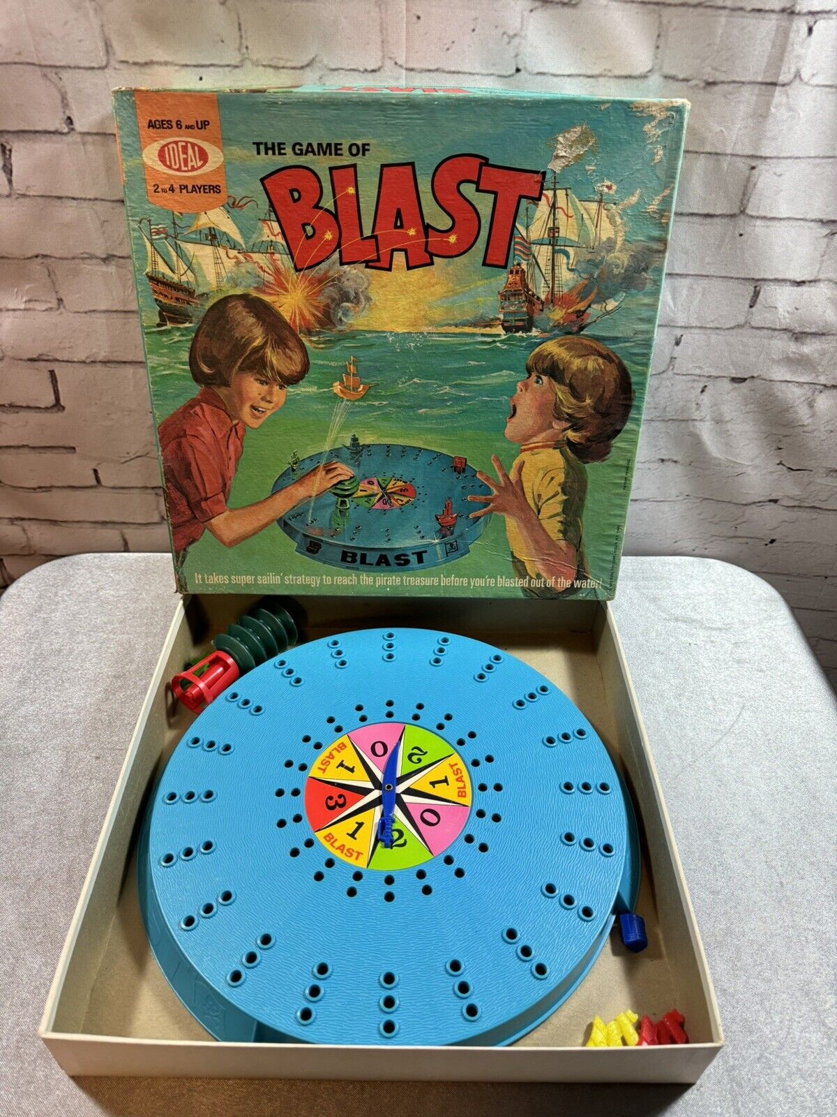 The Game Of BLAST © 1973-IDEAL TOY CORP., HOLLIS. N.Y. 11423 VTG 1970’s