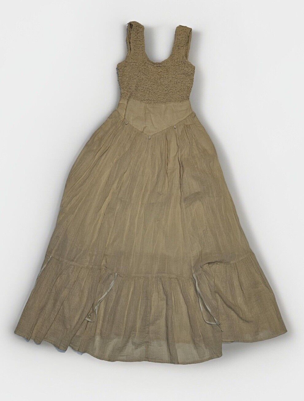 Free People Bluebell Solid Cream Maxi Dress ~ Sz XS