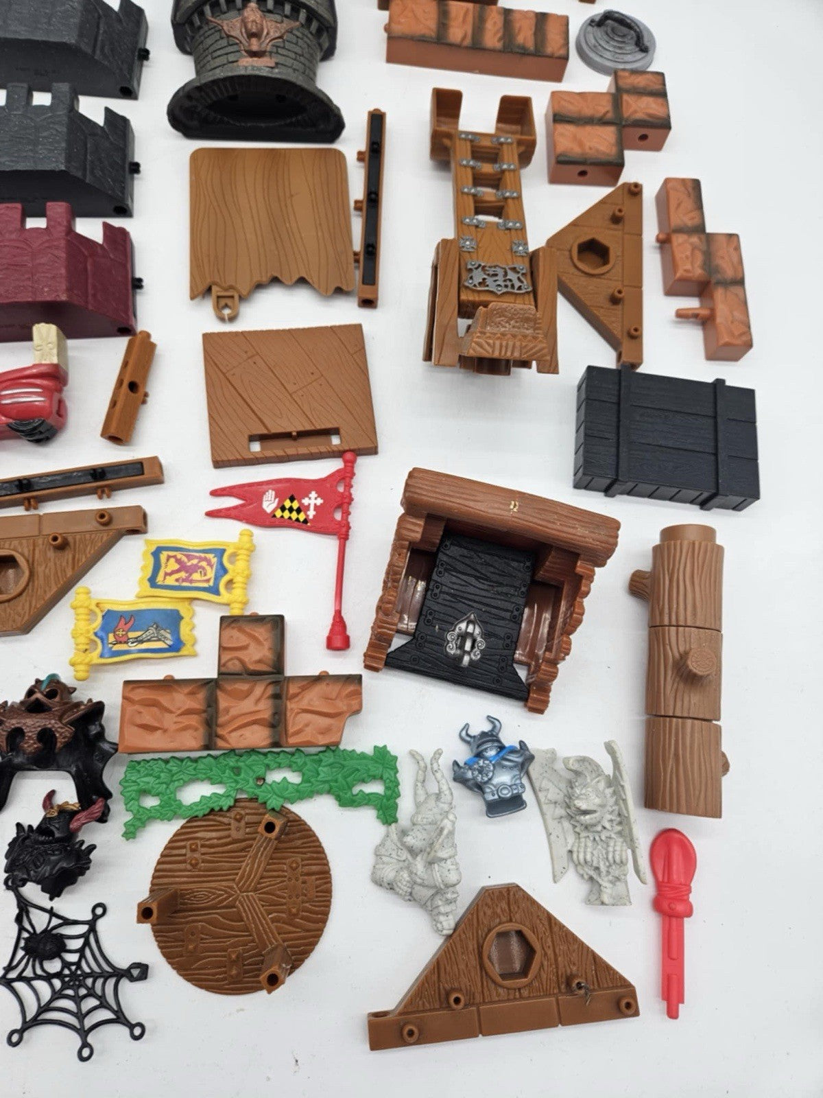 Large FISHER PRICE MATTEL IMAGINEXT Medieval Castle Lot