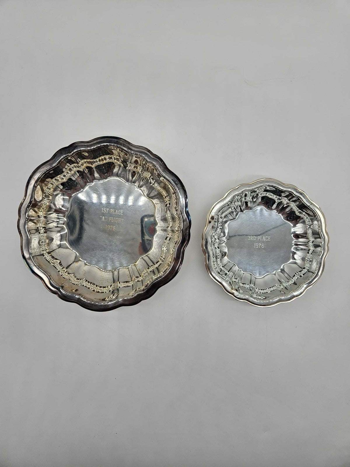 Vintage Oneida Silverplate Award Lot Bowls Creamers Spoon 1976