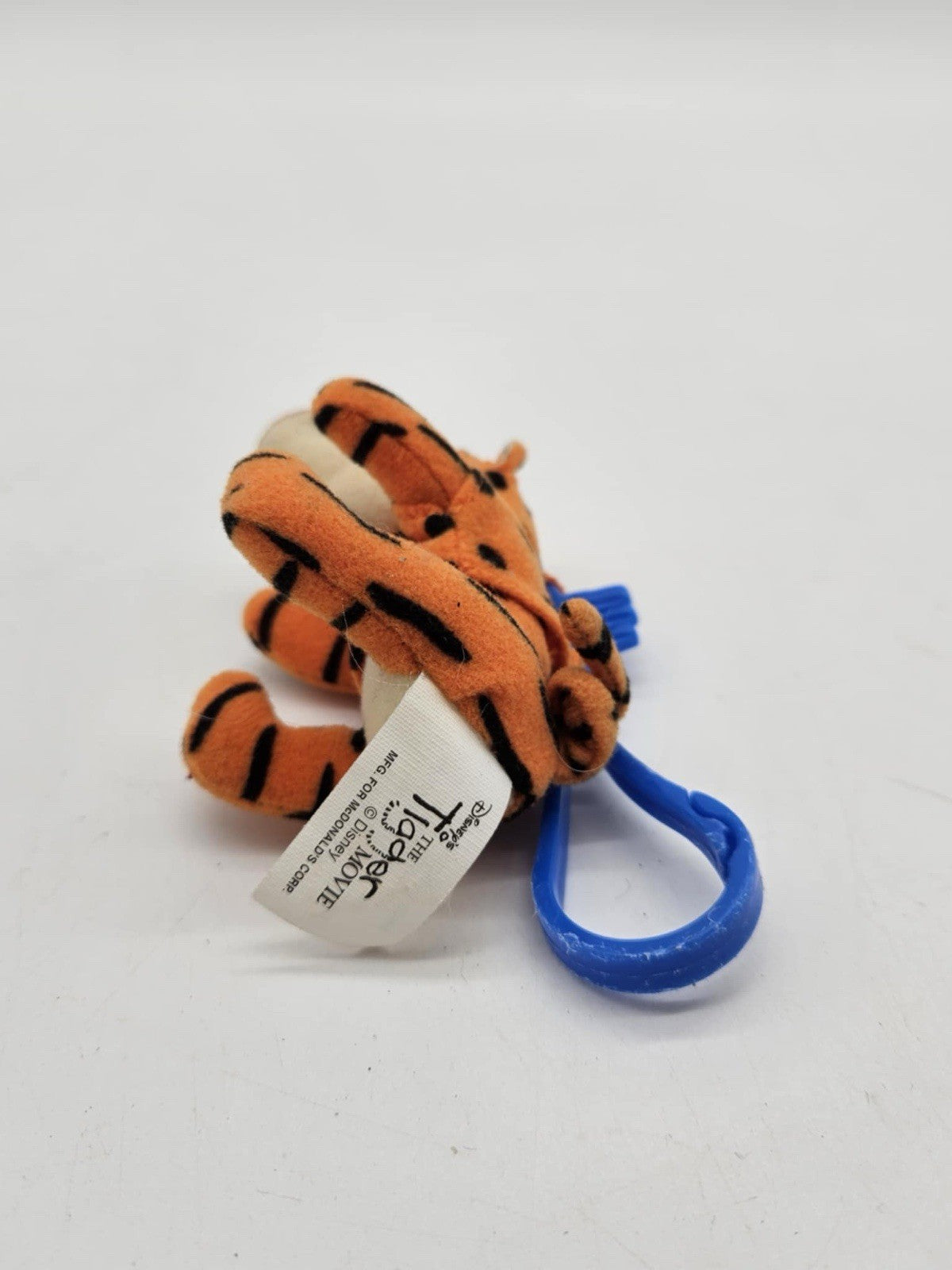 McDonalds #1 Tigger Plush Keychain 2000