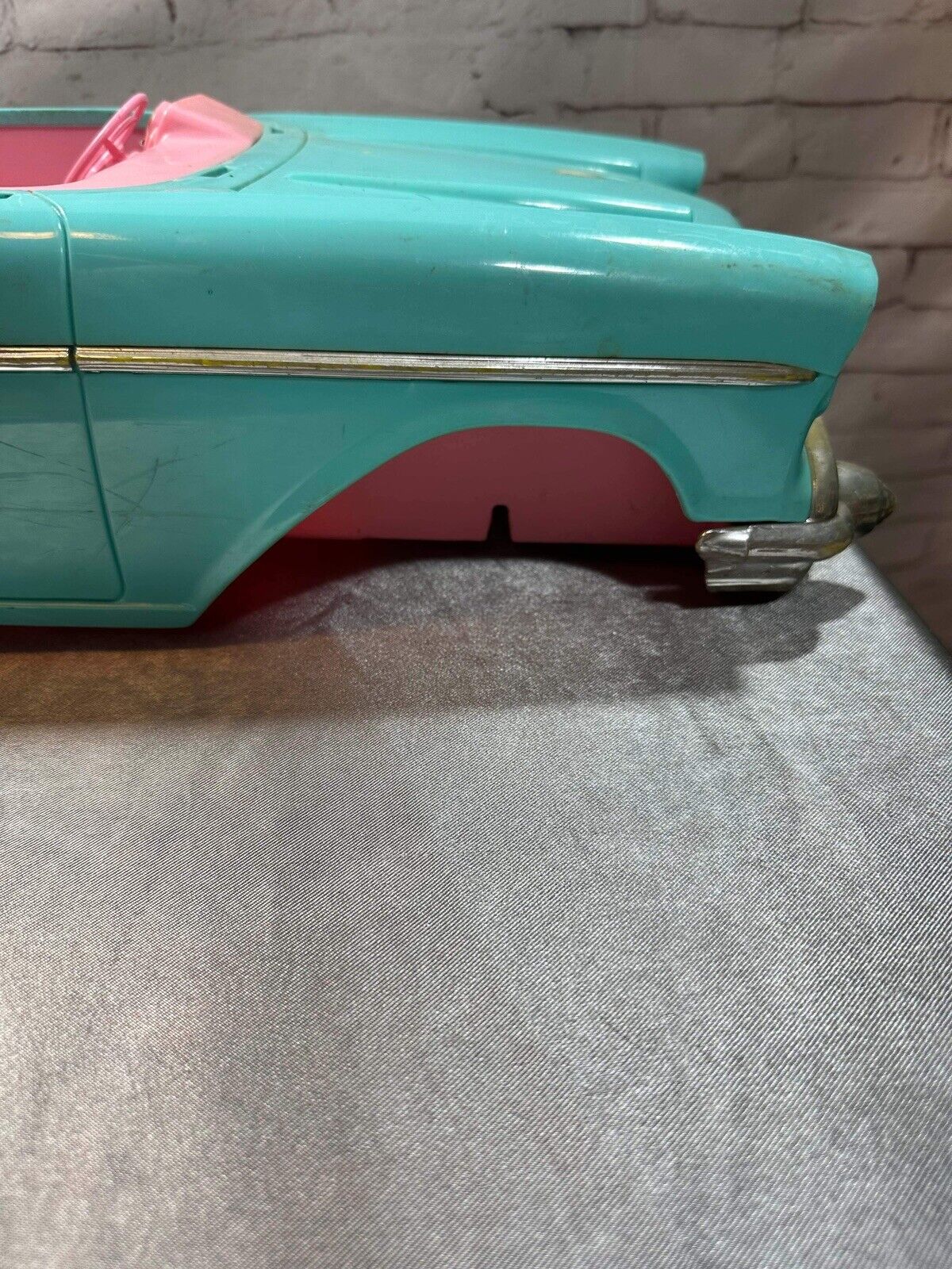 Barbie 57 Chevy Bel Air Convertible Car Turquoise Pink Vintage 1988 *FOR PARTS*