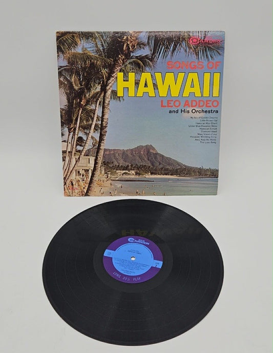 Leo Addeo & His Orchestra Songs Of Hawaii Vinyl Record 1963 RCA Camden CAS-759