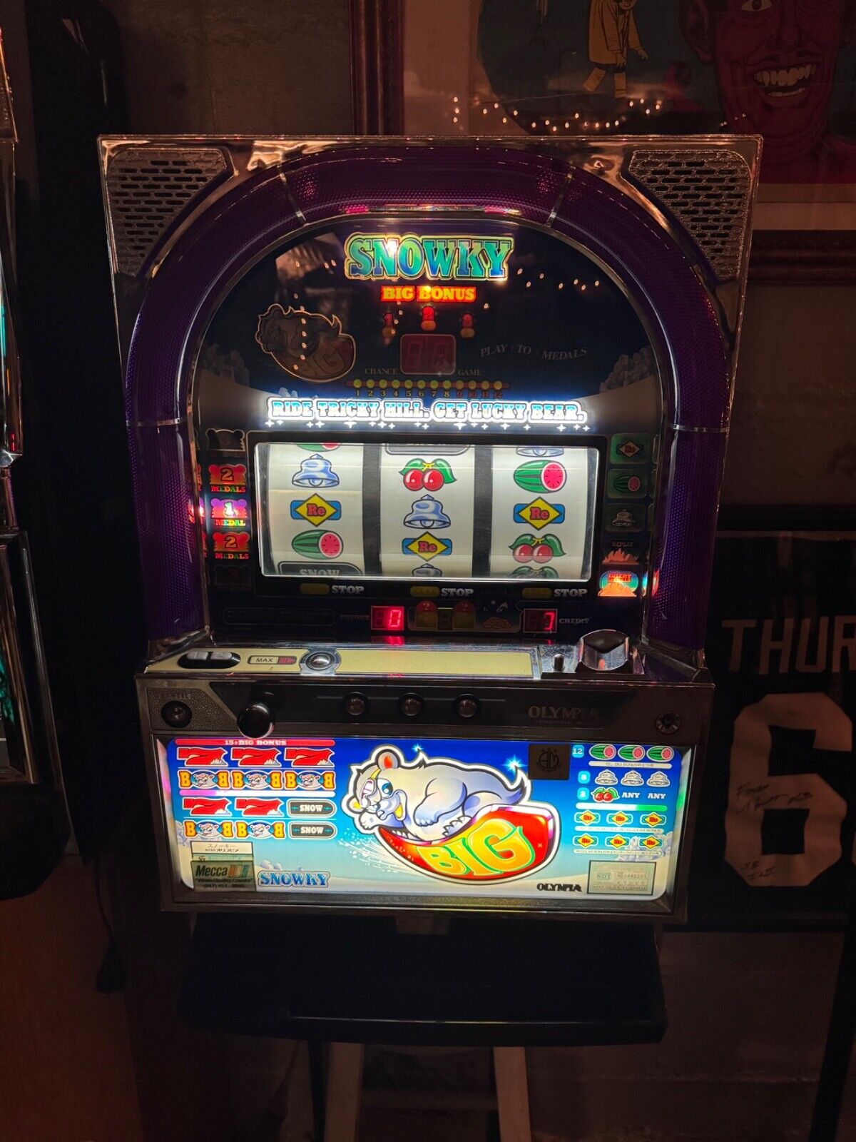 Snowky Pachislo Big Bonus Slot Machine