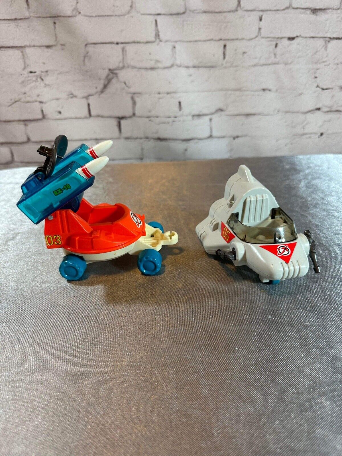 Vintage Li'l Playmates Space Station Toy Vehicles