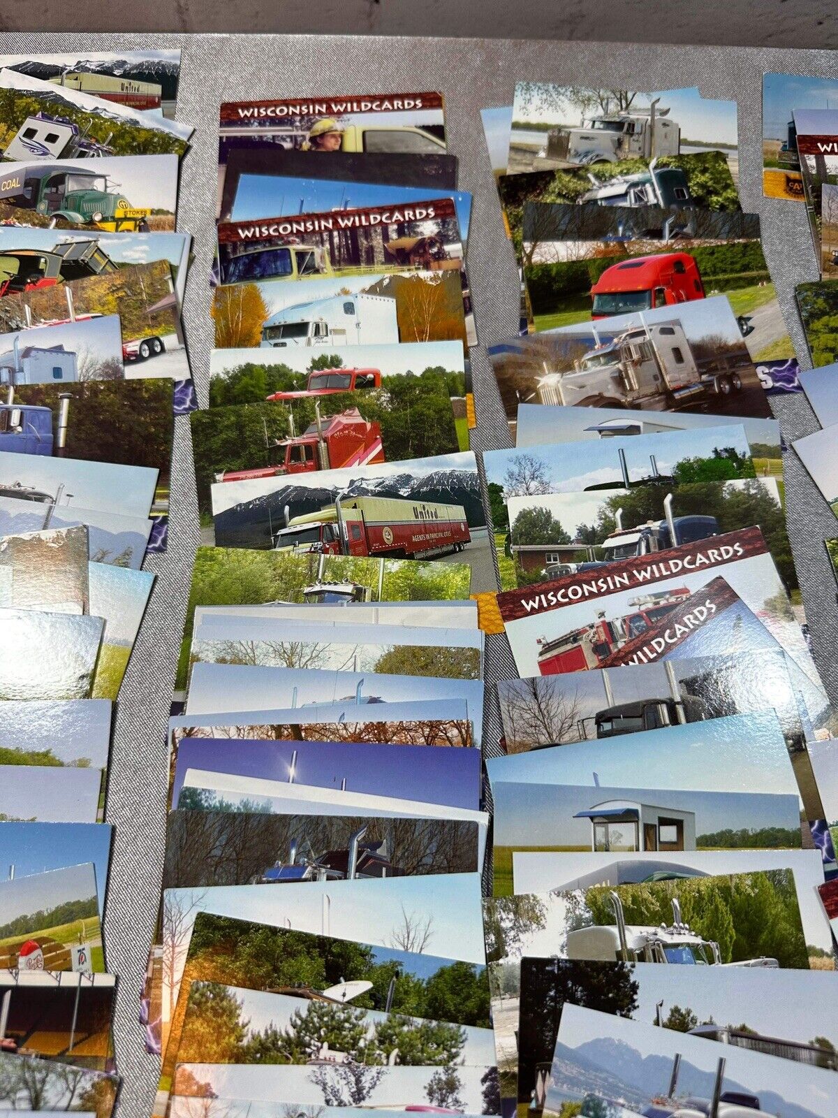 CAT Scale Collectors Cards - Super Trucks Limited Edition - Lot of 100 Total QCC