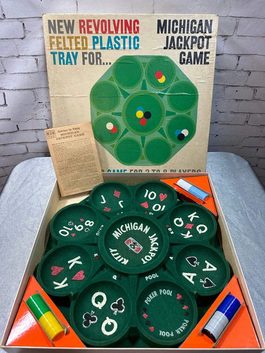 1960's Michigan Jackpot Game - VTG Gambling by Tag Poker Chips