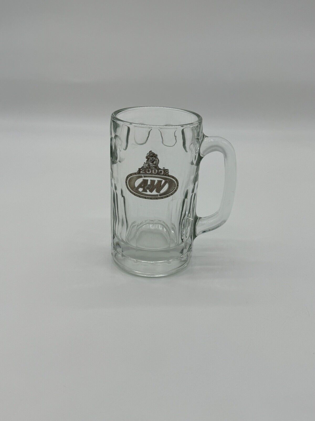 Vintage 2000 A&W ROOT BEER MUG 16 oz. Heavy Glass. 7"