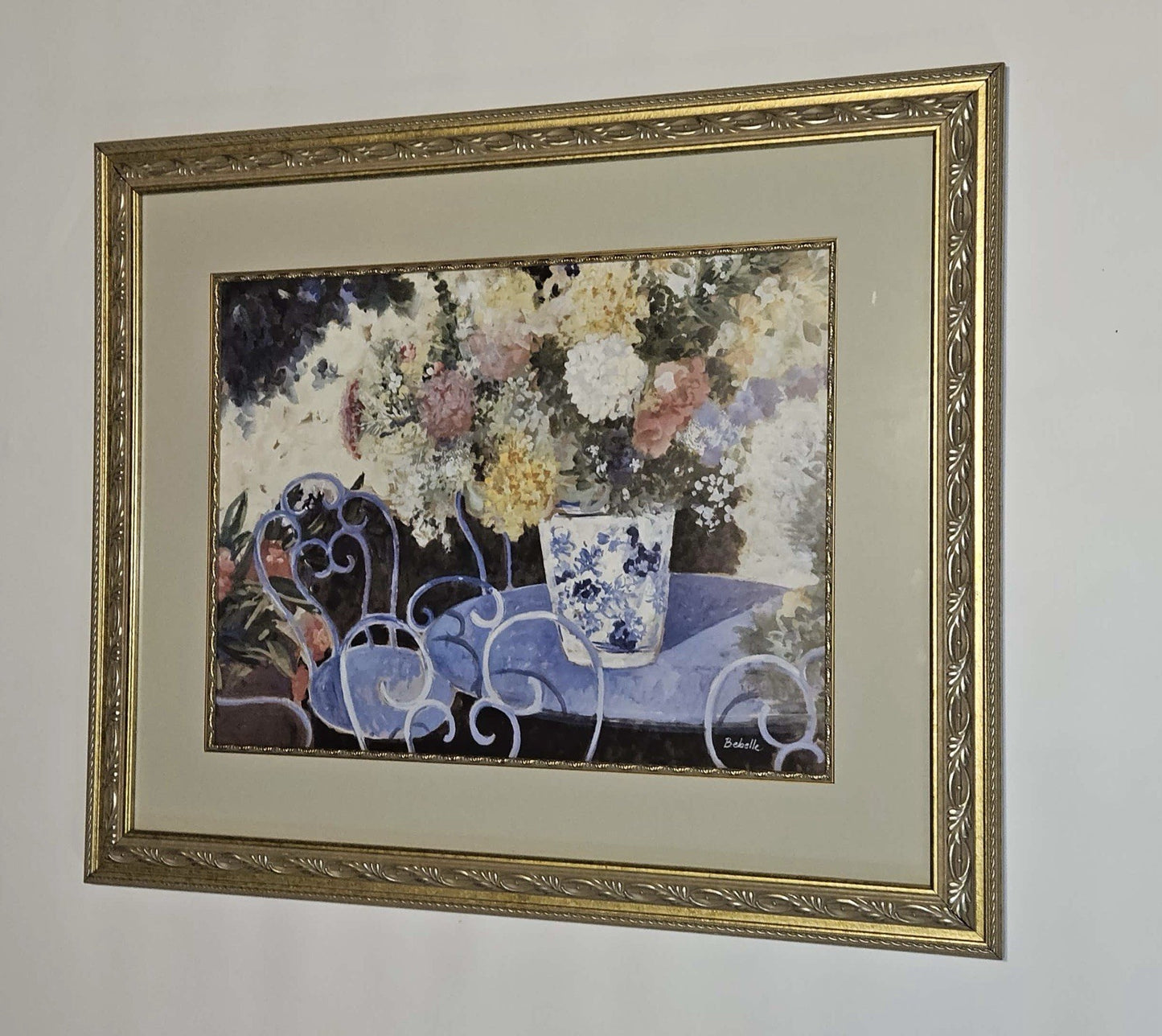 LF44541EC: BeBelle Outdoor Theme Signed Double Matted Print