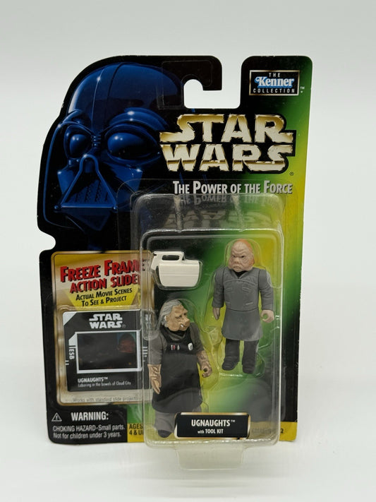 Hasbro Star Wars Power of The Force Freeze Frame Ugnaughts Action Figure 1998
