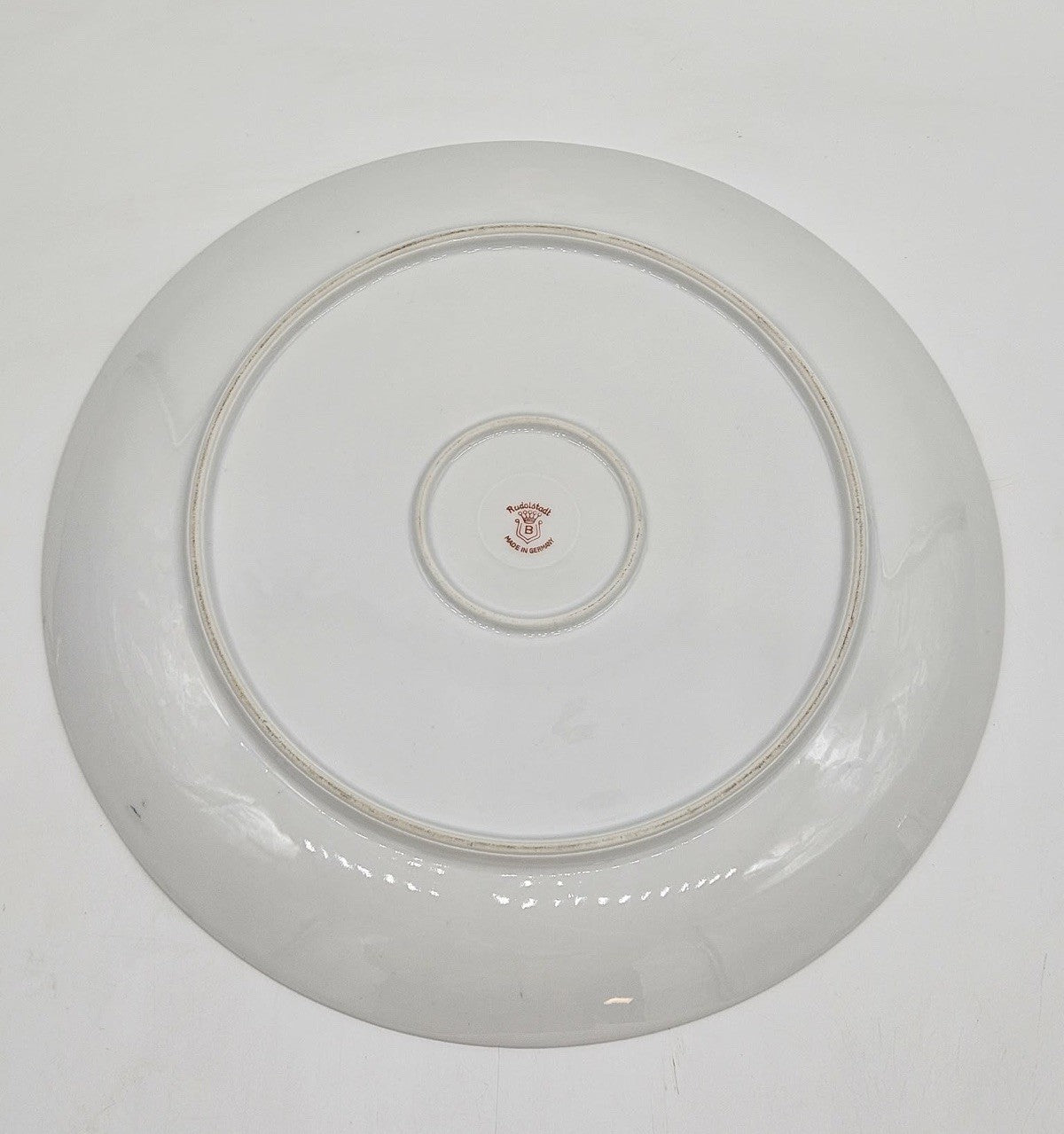 Rosenthal Bavaria Hand Painted Floral Serving Platter Gold Rim