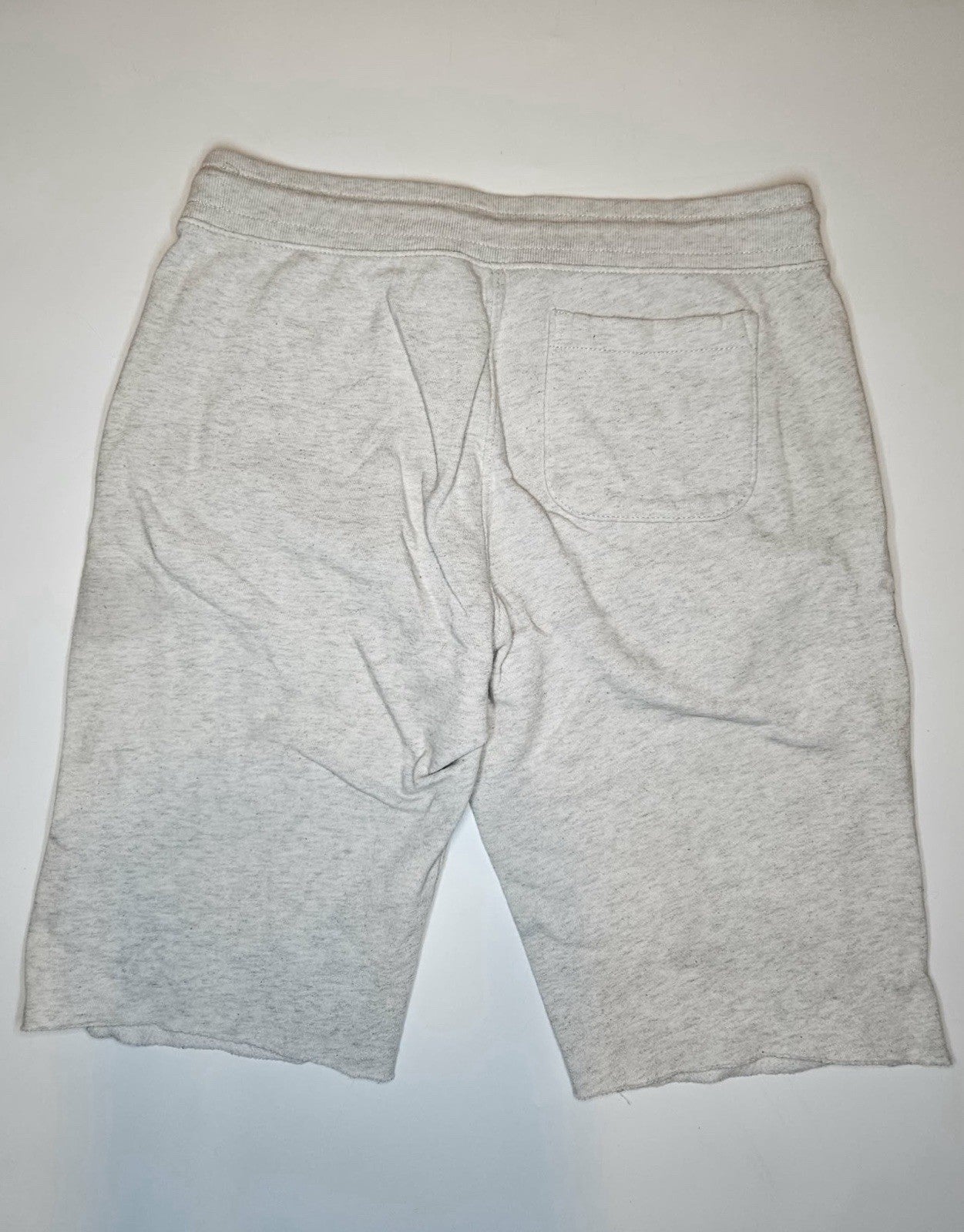 Aeropostale Men’s Light Gray Fleece Sweat Shorts Size Small Drawstring