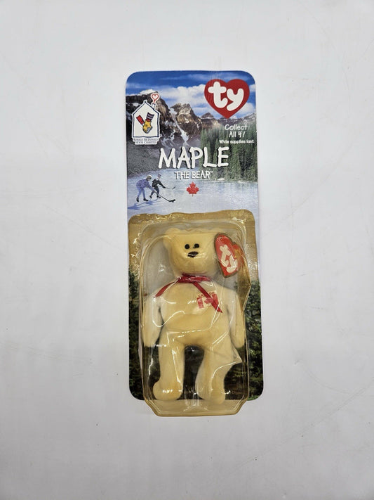 Very Rare Maple The Bear  McDonalds Ty Beanie Baby SEALED Collector Series