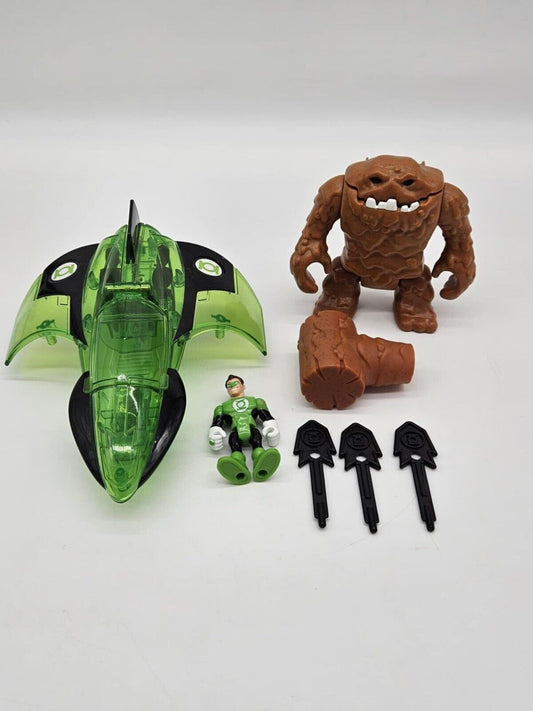 DC Comics Hero World Green Lantern Turbo Sled Vehicle Action Figure W/ Clay Face