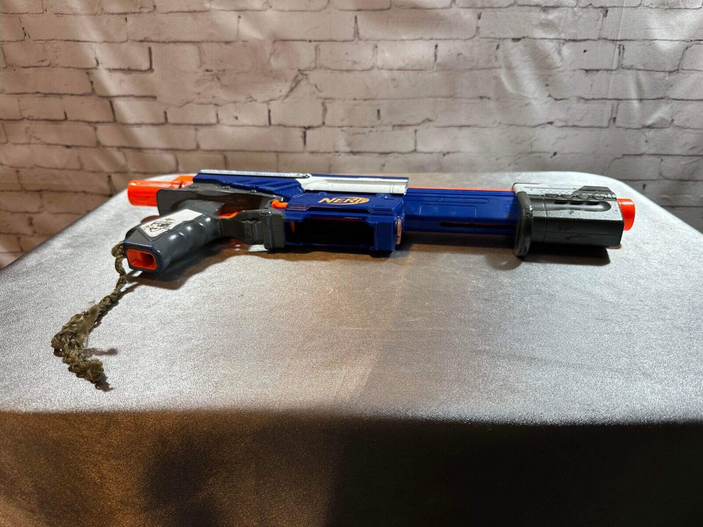 TESTED WORKING Nerf N-Strike Elite Alpha Trooper CS-12 Dart Blaster Toy Gun