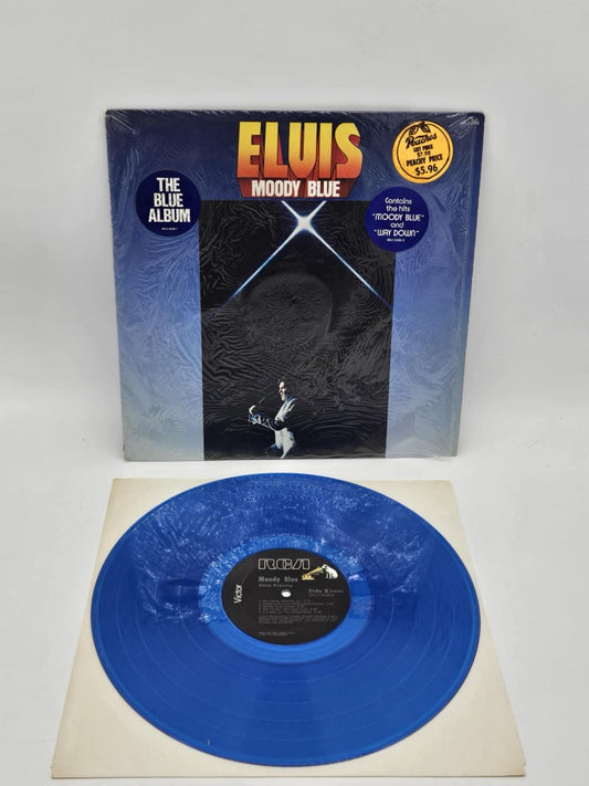 Elvis Presley "Moody Blue" Limited Edition Blue Vinyl LP Record RCA APL1-2428