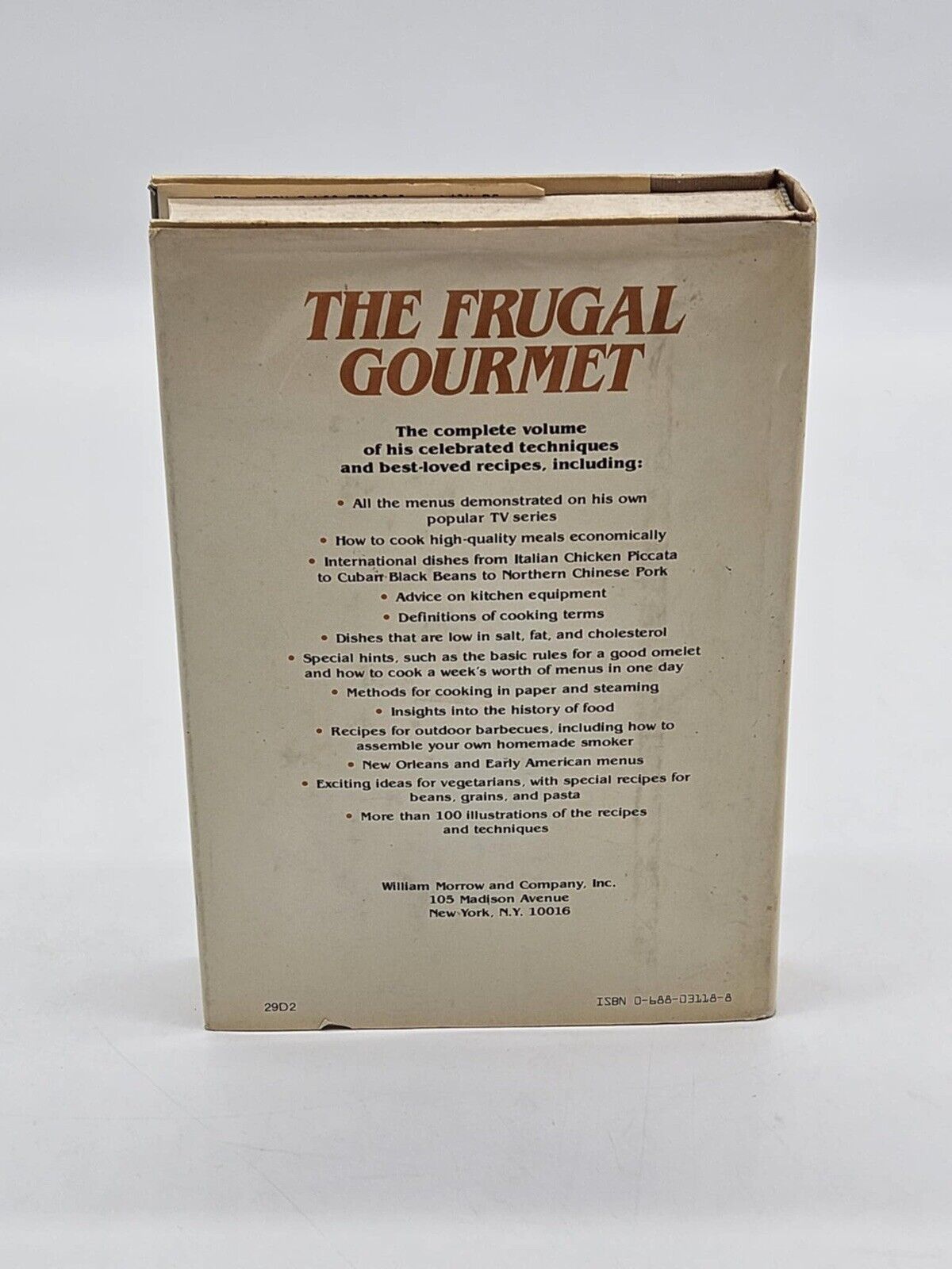 The Frugal Gourmet by Jeff Smith (1984, Hardcover)