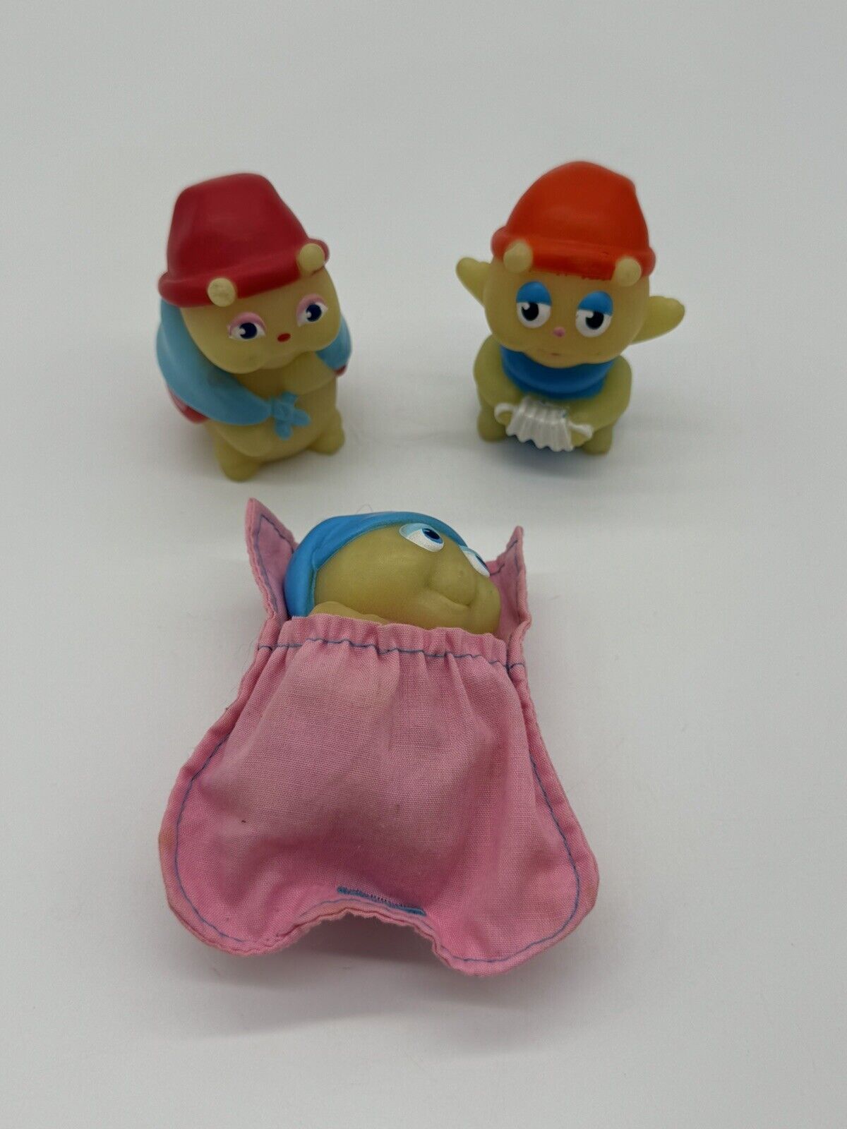 Vintage 80's, Glo Friends, Glo Bugs x3, with 1 Sleeping Bag