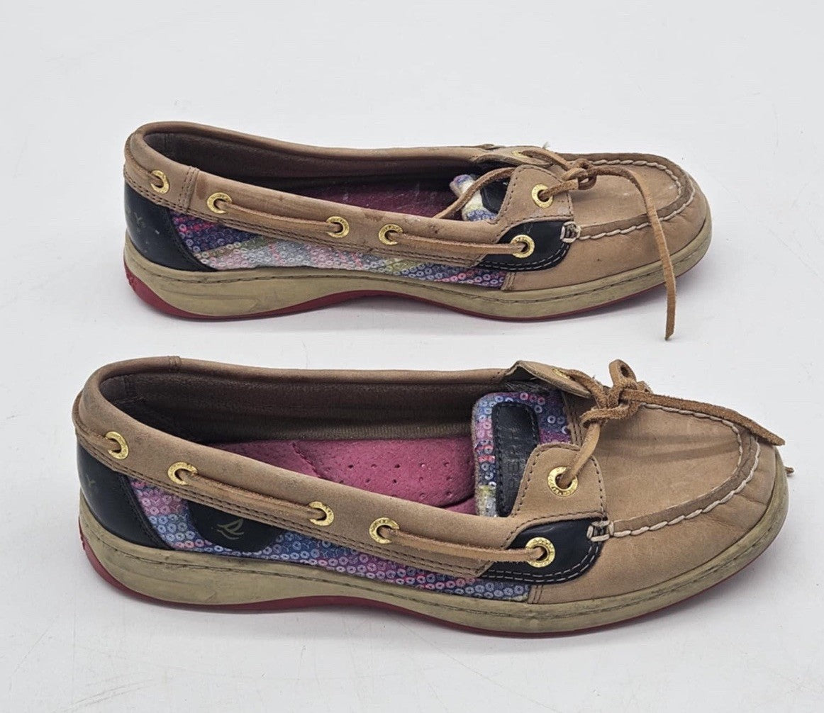 Sperry Top-Sider Women's Multi-Color Sequin Shoes Size 6.5 #9102823
