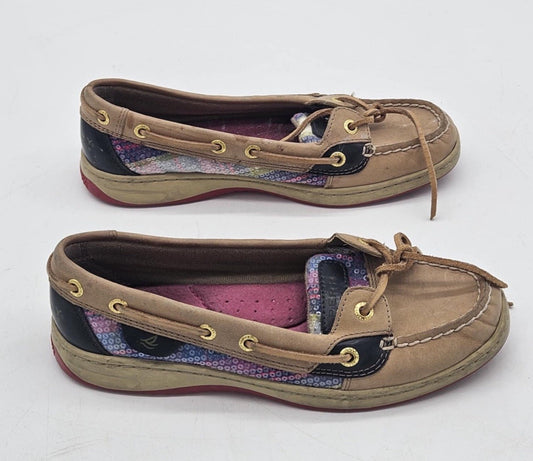 Sperry Top-Sider Women's Multi-Color Sequin Shoes Size 6.5 #9102823