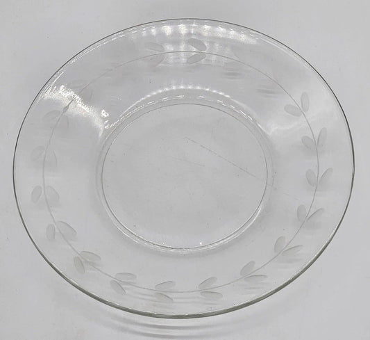 Vintage ANCHOR HOCKING 1940-50 5" Replacement Plate ~ Laurel Pattern