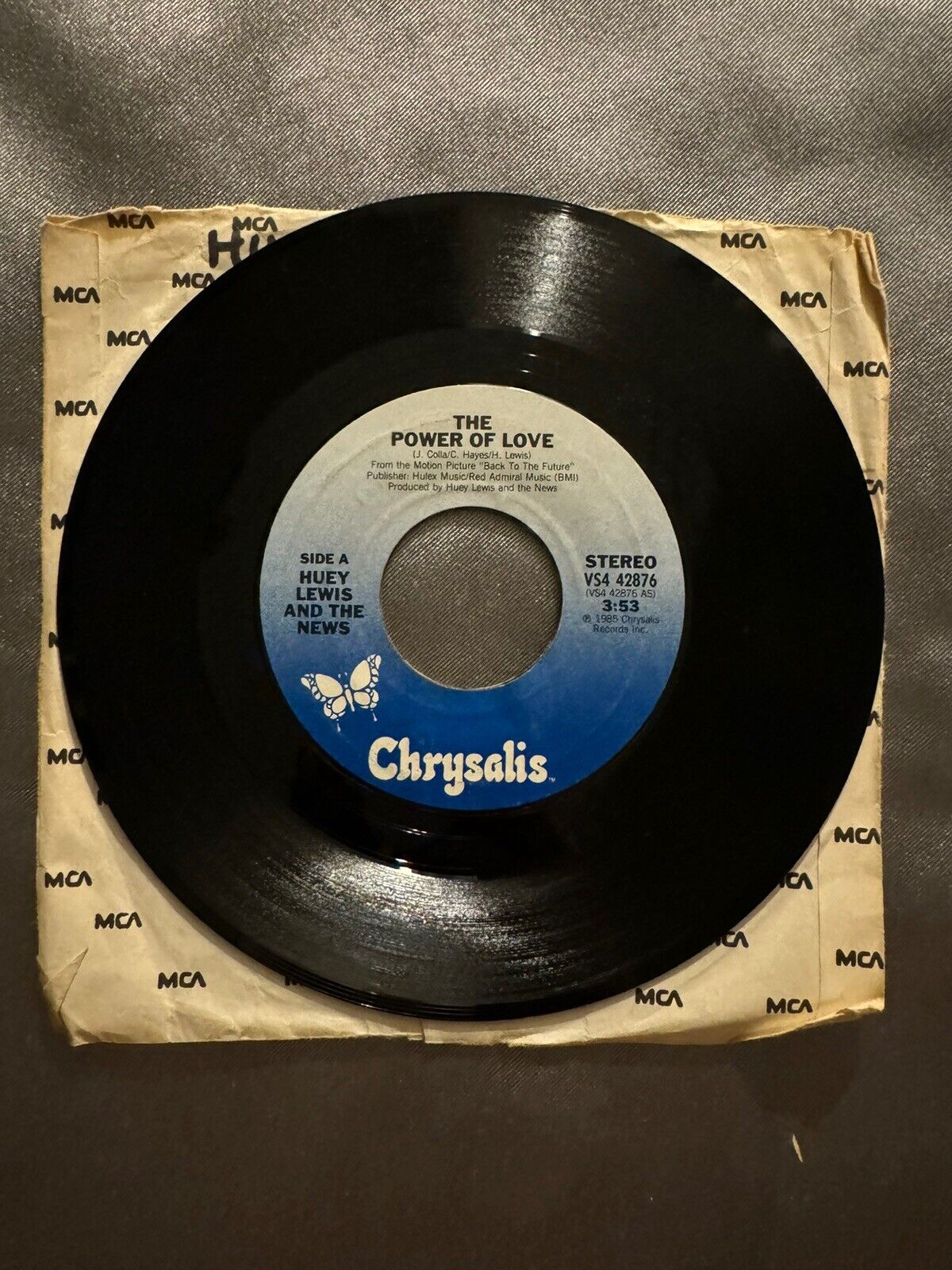 HUEY LEWIS AND THE NEWS  POWER OF LOVE 7    45