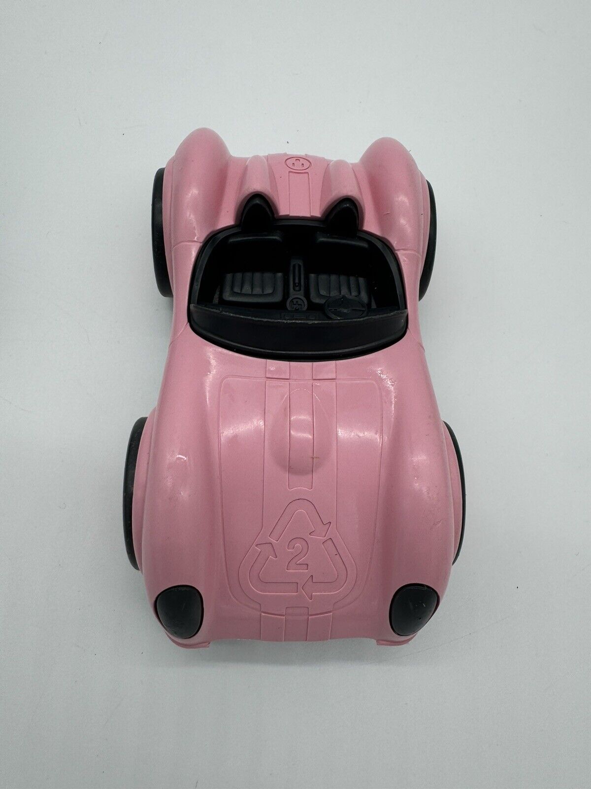 Greenbrier International Green #1 Turbo Wheels & Pink Race Car Plastic Toy Cars