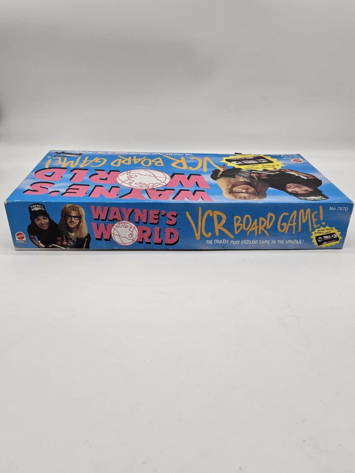 COMPLETE Wayne's World VCR Board Game 1992 Mattel Rare HTF 90s Vintage VTG VHS