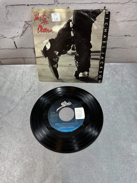 Michael Jackson 45 Vinyl  - Dirty Diana