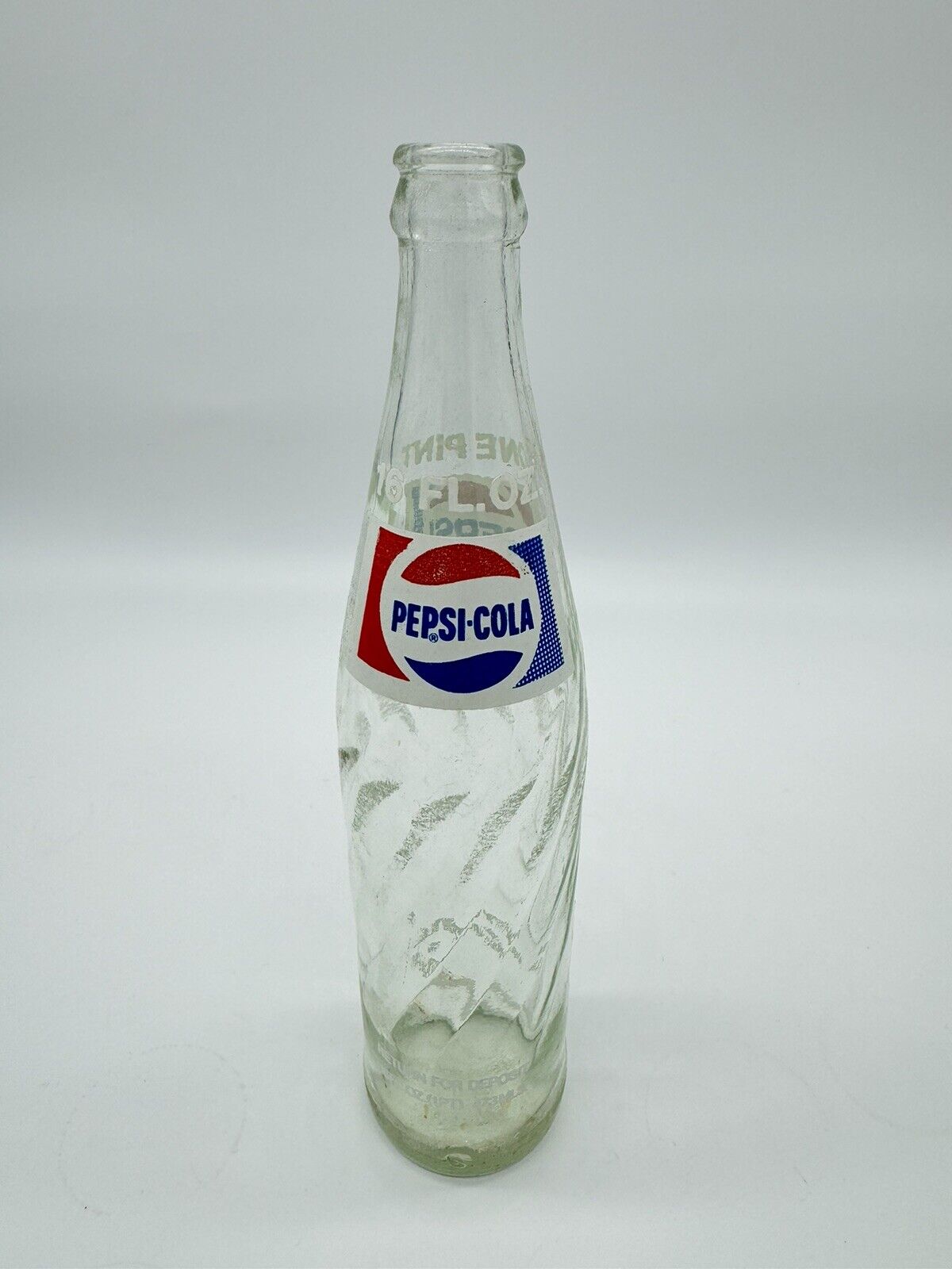 Lot Of 4 Vintage Pepsi-Cola Glass Soda Bottles