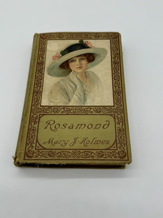 ROSAMOND Vintage Hardcover Book Mary J Holmes Victorian Era 19th Century