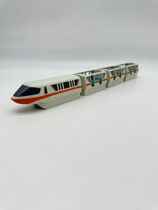 WALT DISNEY WORLD MONORAIL RARE ORANGE LINE TRAIN Die-cast Not Powered 4 Cars