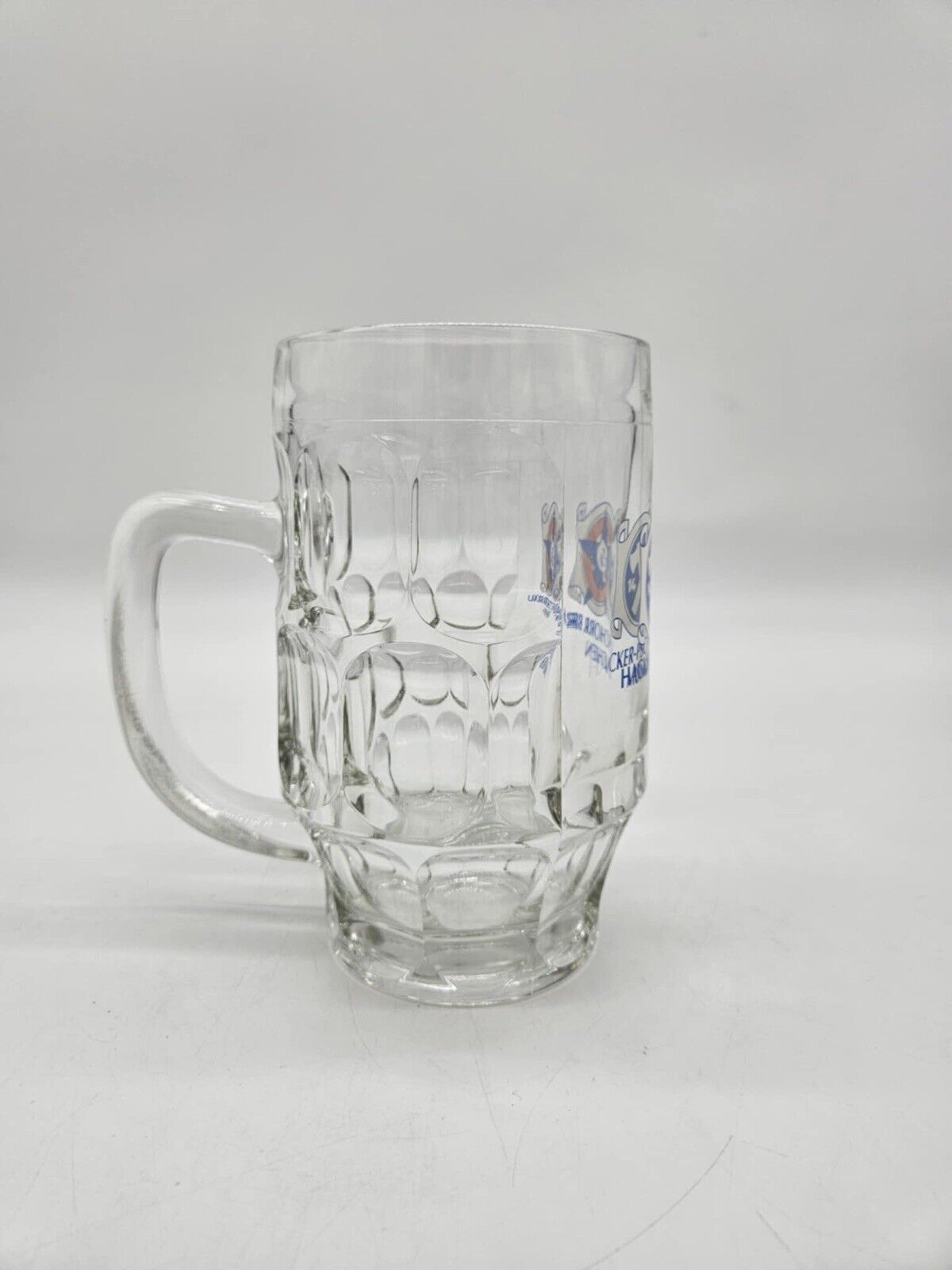 Hacker-Pschorr Brau Munchen 0.5L Vintage West Germany Glass Beer Mug  Rastal