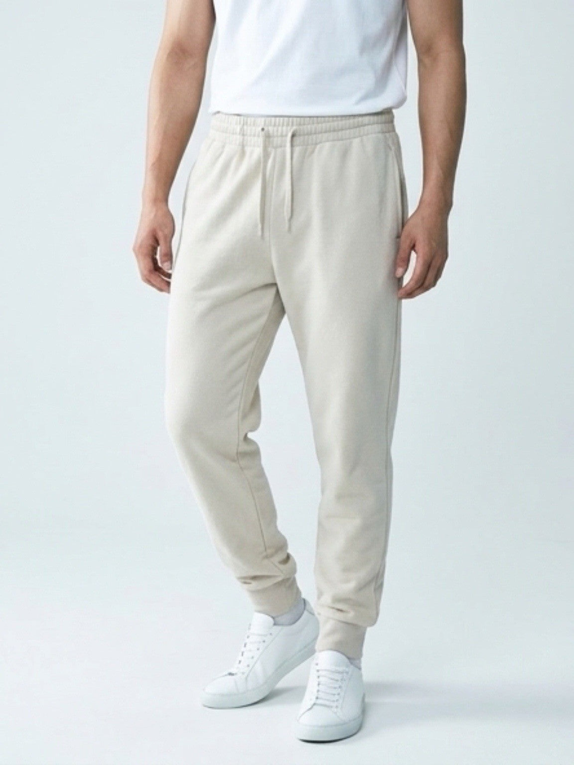 Tek Gear UltraSoft Fleece Jogger Sweatpants Beige Men’s Large