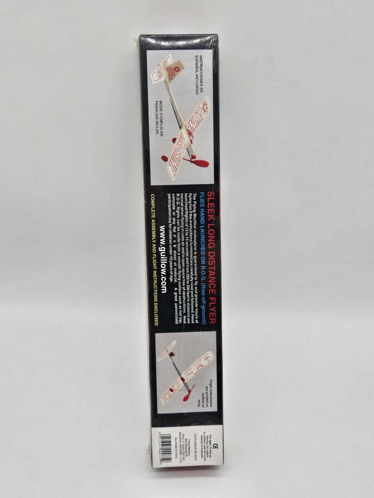 GUILLOW’S FLYING MACHINE RUBBER POWERED BALSA WOOD 27” WS Made in USA