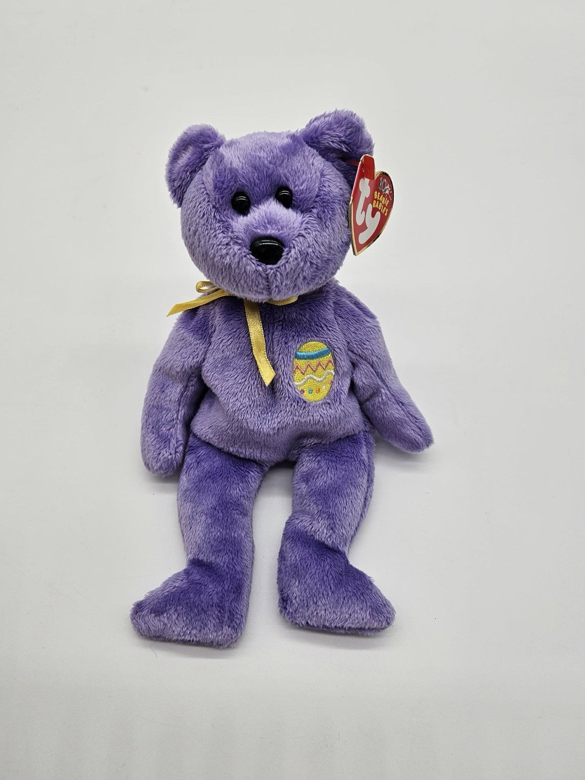 TY 10 yrs  Beanie Babies - 2002 "Eggs III" Bear - Mint w Mint Tag