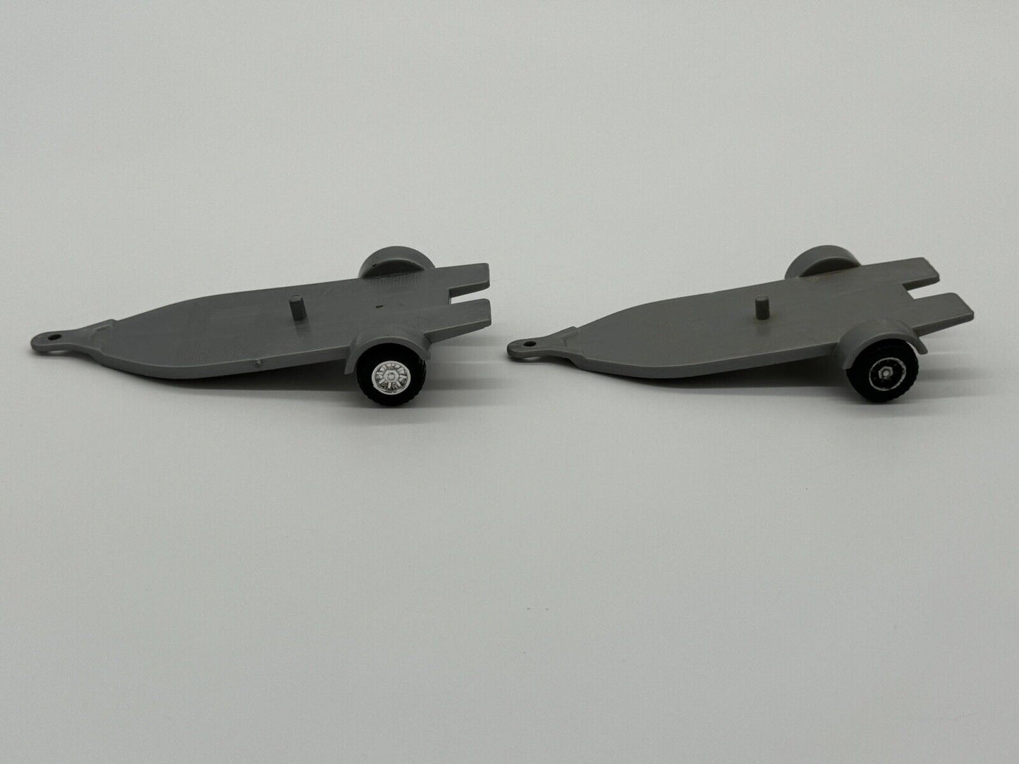 Lot of 2 Vintage Nylint Plastic Grey Trailers 1980s
