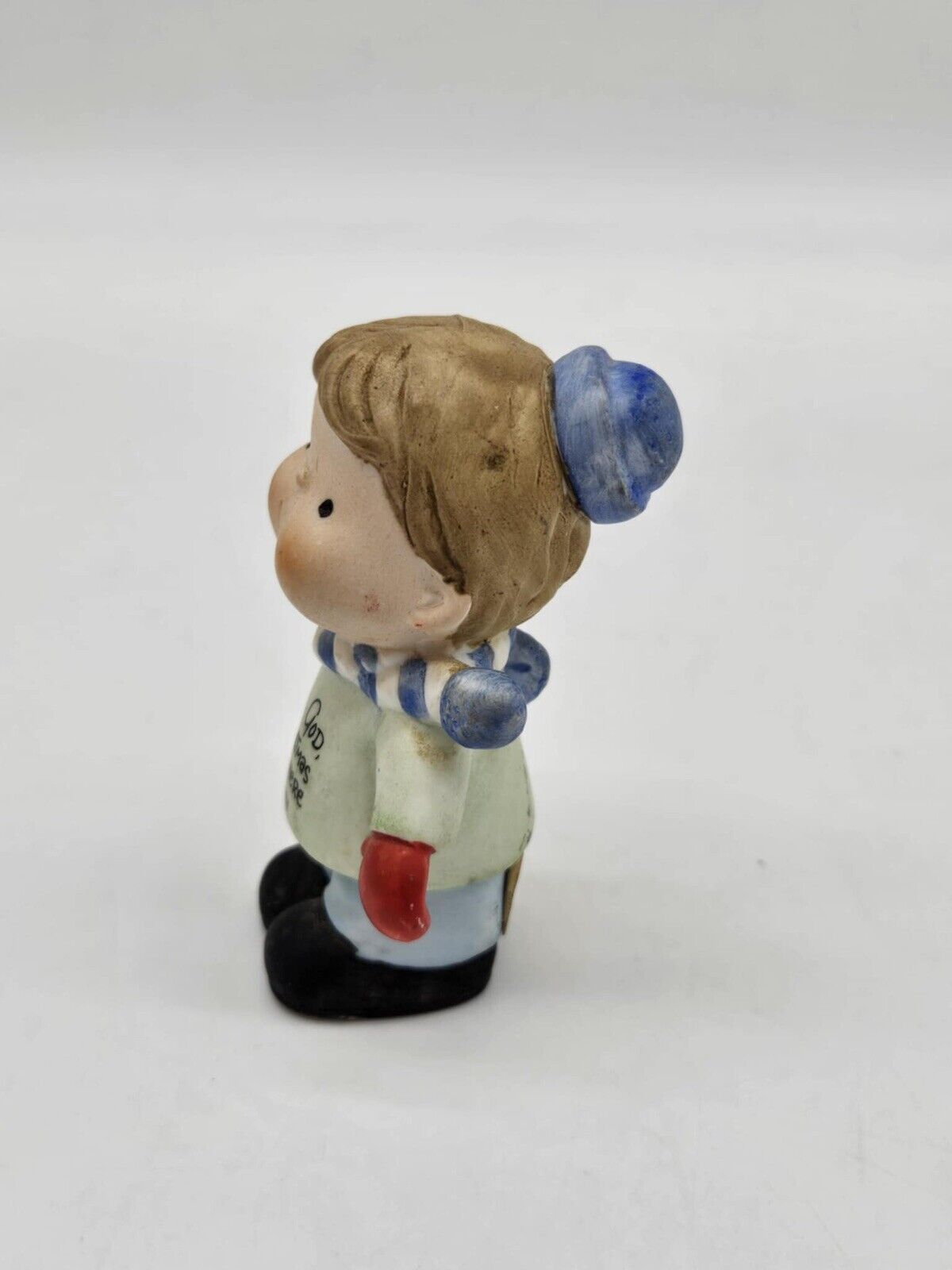 Vintage 1980s 1984 Dear God Kids ‘It’s Christmas Again’ Figurine